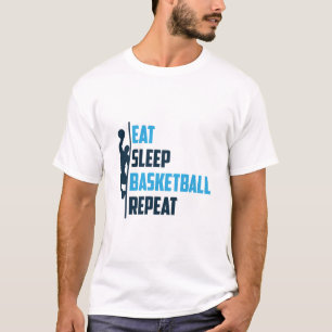 Camiseta Repetición de básquetbol de dormir
