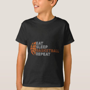 Camiseta Repetición De Básquetbol De Dormitorio Para Hombre