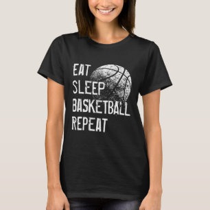 Camiseta Repetición de básquetbol para dormir para hombres