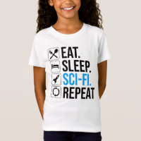 Repetición de ciencia ficción de Eat Sleep