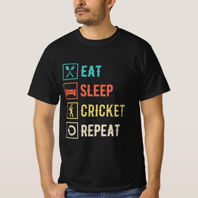 Camiseta Repetición de Cricket Sleep (Anverso)