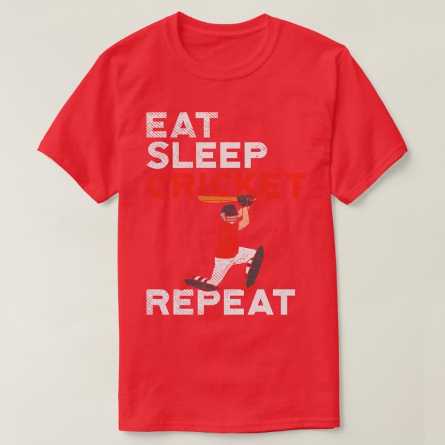 Camiseta Repetición de Cricket Sleep (Diseño del anverso)