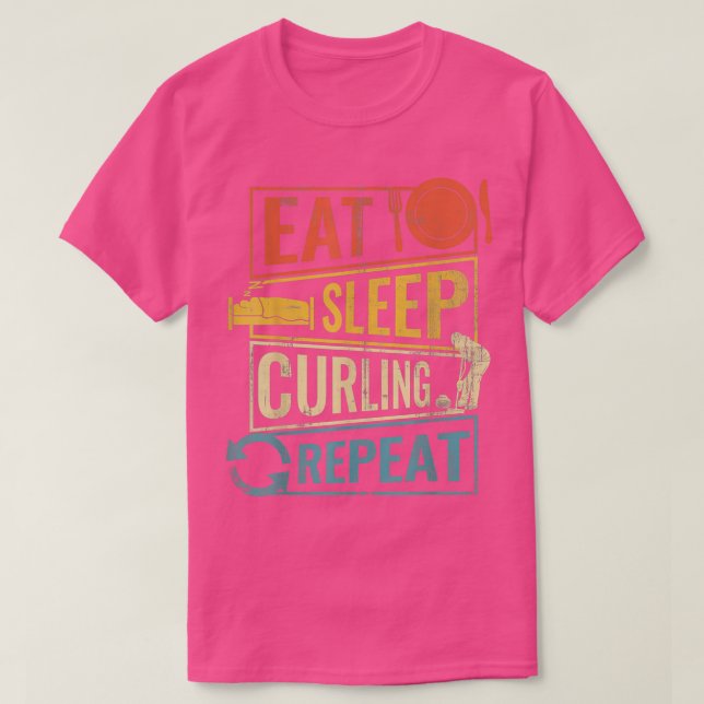 Camiseta Repetición de Curado de Sueño Comido 5 (Diseño del anverso)