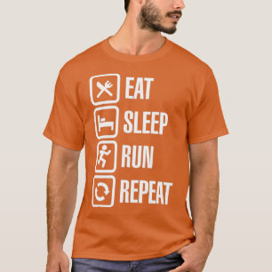 Camiseta Repetición de ejecución de sueño de consumo Esenci