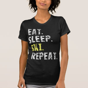 Camiseta Repetición de esquí Sleep Ski - Regalo de esquí di