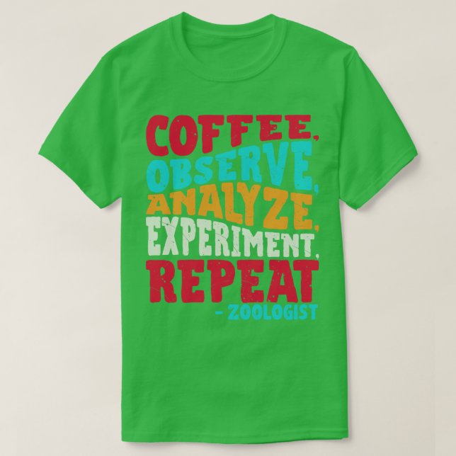 CAMISETA REPETICIÓN DE EXPERIMENTO DE ANÁLISIS DE OBSERVACI (Diseño del anverso)
