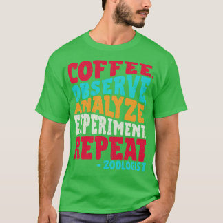 CAMISETA REPETICIÓN DE EXPERIMENTO DE ANÁLISIS DE OBSERVACI