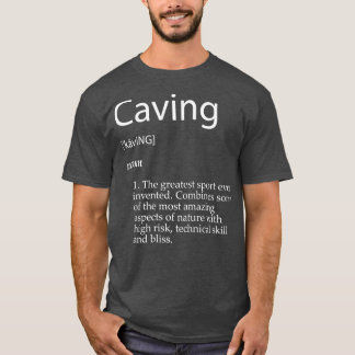 Camiseta Repetición de exploración de cueva de exploración
