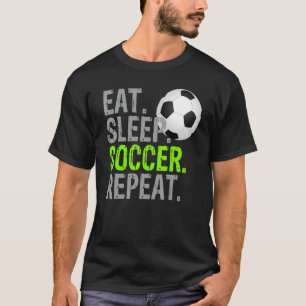 Camiseta Repetición de fútbol de sueño de descanso para com