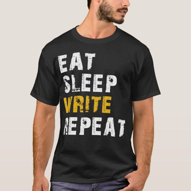 Camiseta repetición de grabación de sueño (Anverso)