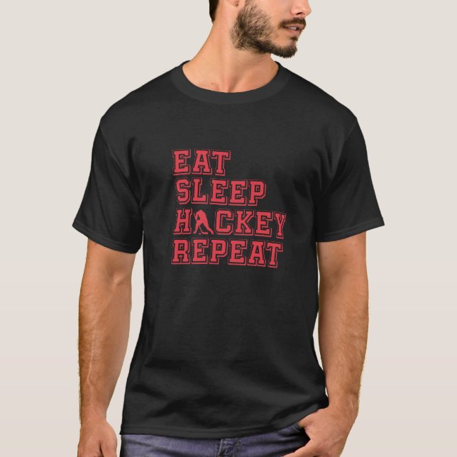 Camiseta Repetición de hockey sobre sueño (Anverso)