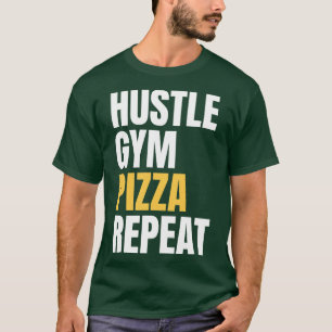 Camiseta Repetición de Hustle Gym Pizza