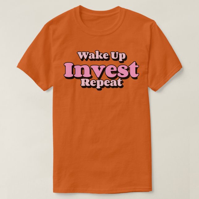 Camiseta Repetición de inversión de Wake Up (Diseño del anverso)