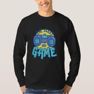 Camiseta Repetición de juegos de sueño de rutina para jugar