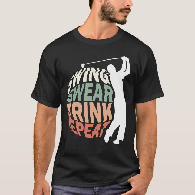 Camiseta Repetición de la bebida dulce de giro (Anverso)