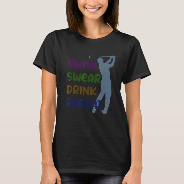 Camiseta Repetición de la bebida dulce de giro (Anverso)