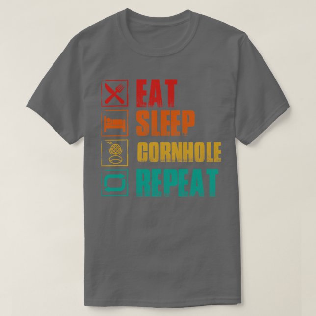 Camiseta Repetición de la boca de urna para dormir (Diseño del anverso)