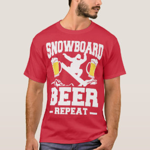 Camiseta Repetición de la cerveza Snboard
