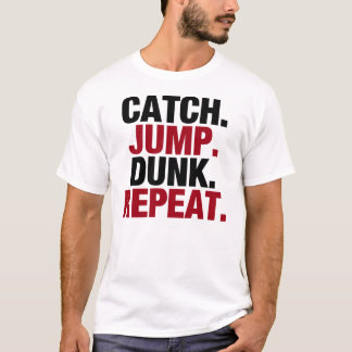 Camiseta Repetición de la clavada del salto de la captura