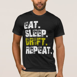 Camiseta Repetición de la deriva del sueño del sueño del es