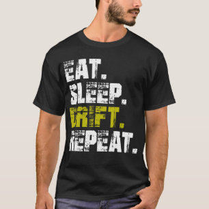 Camiseta Repetición de la deriva del sueño del sueño del es
