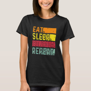 Camiseta Repetición De La Sala De Baile De Dormitorio Para