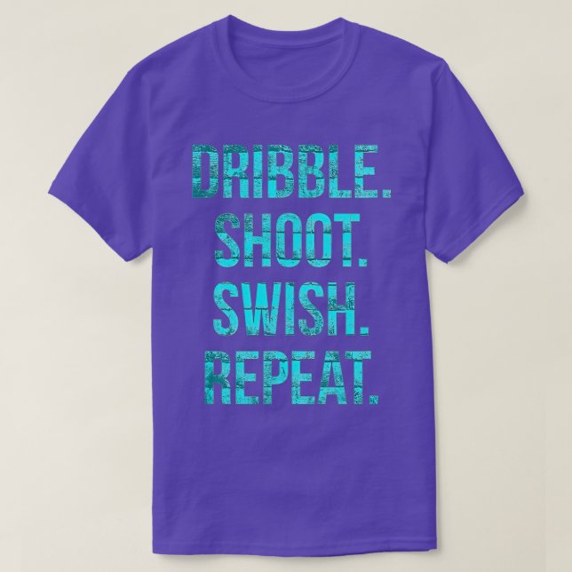 Camiseta Repetición de la sesión de baloncesto con Dribble (Diseño del anverso)