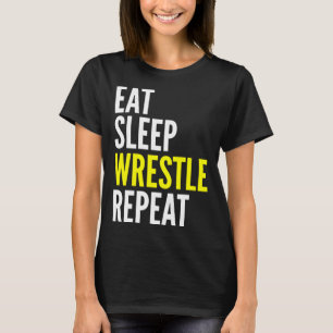 Camiseta Repetición de lucha contra el sueño del luchador