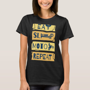 Camiseta Repetición de Motocross del sueño de consumo para