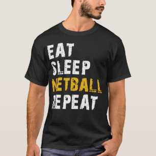 Camiseta repetición de netball de sueño