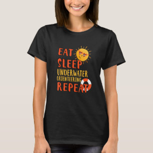 Camiseta Repetición de orientación hacia el sueño bajo el a