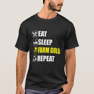 Camiseta Repetición de oro de la granja de sueño para jugad