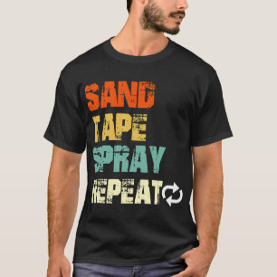 Camiseta Repetición De Pintores De Automóviles Gif De Repet
