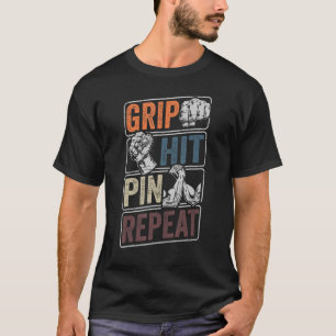 Camiseta Repetición de pinza de agarre - Hombres de lucha d