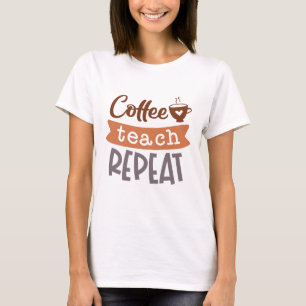 Camiseta Repetición de prueba de café