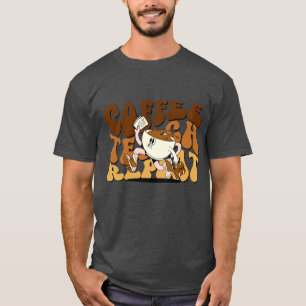 Camiseta Repetición de prueba de café