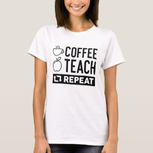 Camiseta Repetición de prueba de café