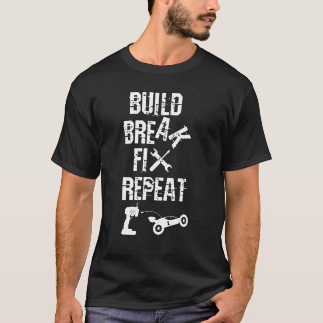 Camiseta Repetición de reparación de rupturas de montaje Au (Anverso)