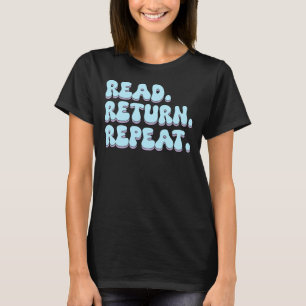 Camiseta repetición de retorno de lectura