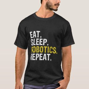 Camiseta Repetición de Robotics de sueño de consumo