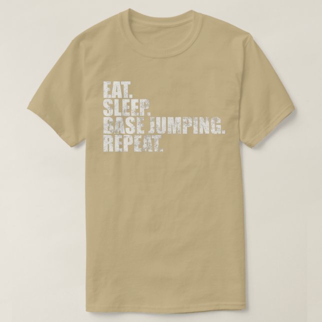 Camiseta Repetición de salto de base de la base de reposo d (Diseño del anverso)
