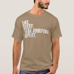 Camiseta Repetición de salto de base de la base de reposo d