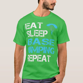 Camiseta Repetición de saltos de base de sueño para puentes