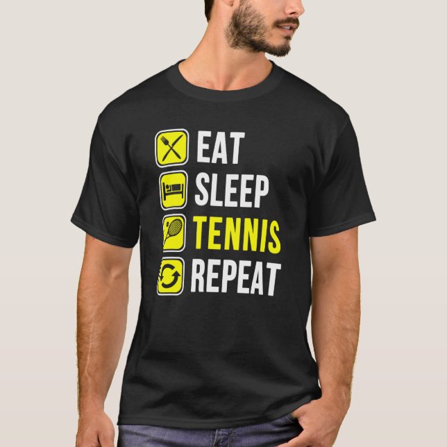 Camiseta Repetición de sueño de descanso (Anverso)