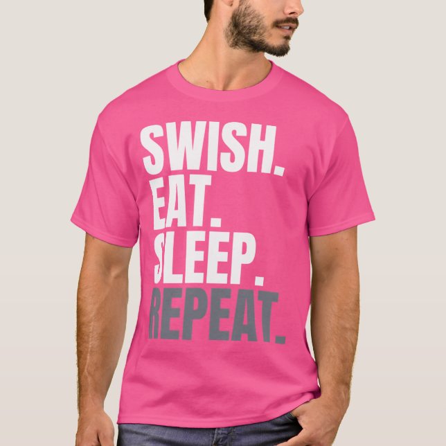 Camiseta Repetición de sueño de Swish Eat (Anverso)