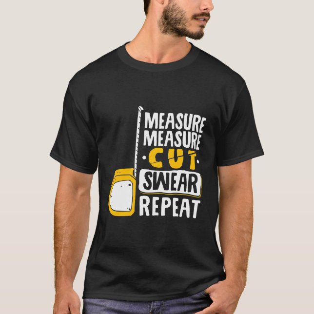 Camiseta Repetición de suero de corte de medida - Woodwork  (Anverso)