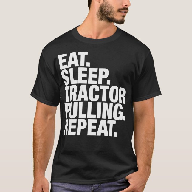 Camiseta Repetición de suspensión de devanado de tractor (Anverso)