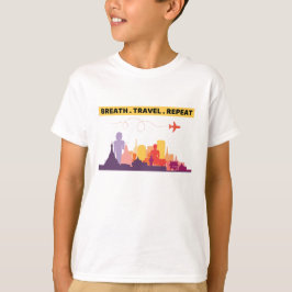 Camiseta REPETICIÓN DE VIAJE DE RESPIRACIÓN: Famosos monume