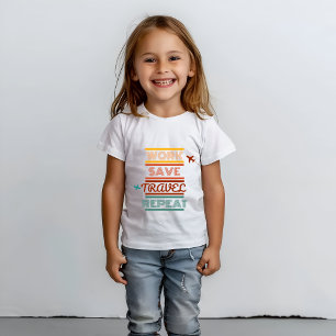 Camiseta Repetición de viaje para ahorrar trabajo - Aventur