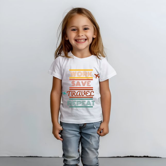 Camiseta Repetición de viaje para ahorrar trabajo - Aventur (Subido por el creador)